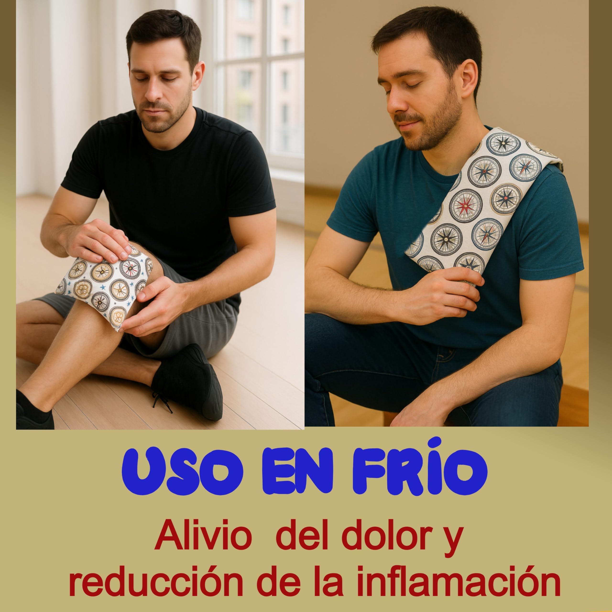 Saco Semillas Microondas 57x14 cm Con Funda Lavable - SSaquito Térmico Cervical con Lavanda–Bolsa Térmica de Calor y Frío–Saco Térmico para Cuello/Espalda-Almohadilla Térmica Dolor Menstrual