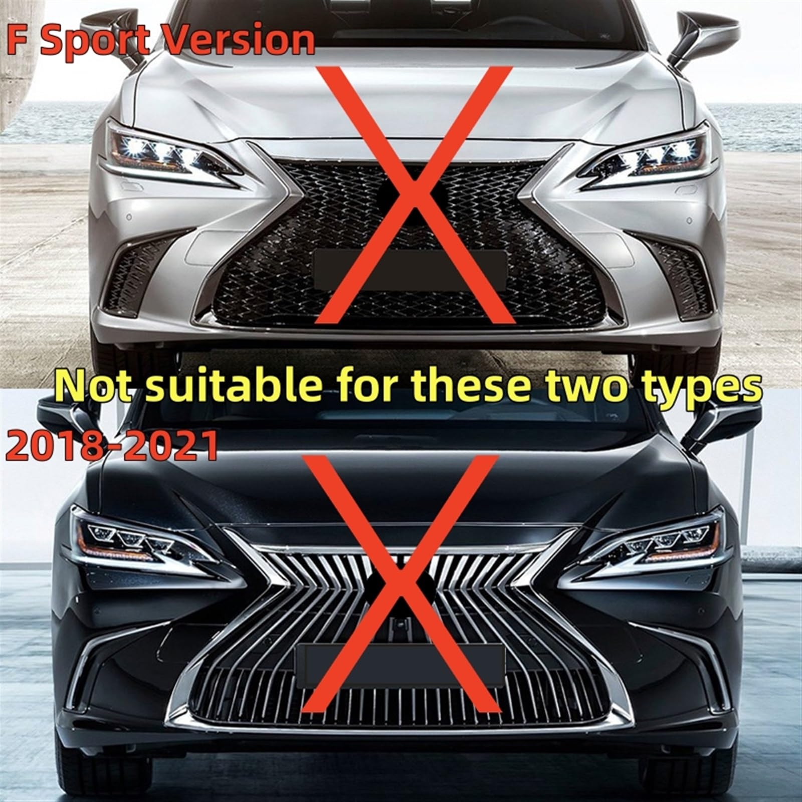 Dla Lexus, ES250 ES350 ES300 2016-2018 przedni grill samochodu
