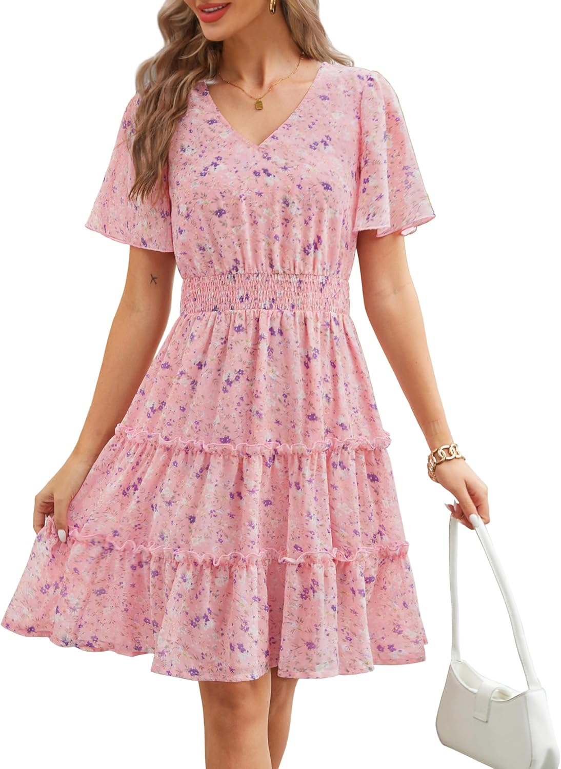 Floral-- Pinkpurple