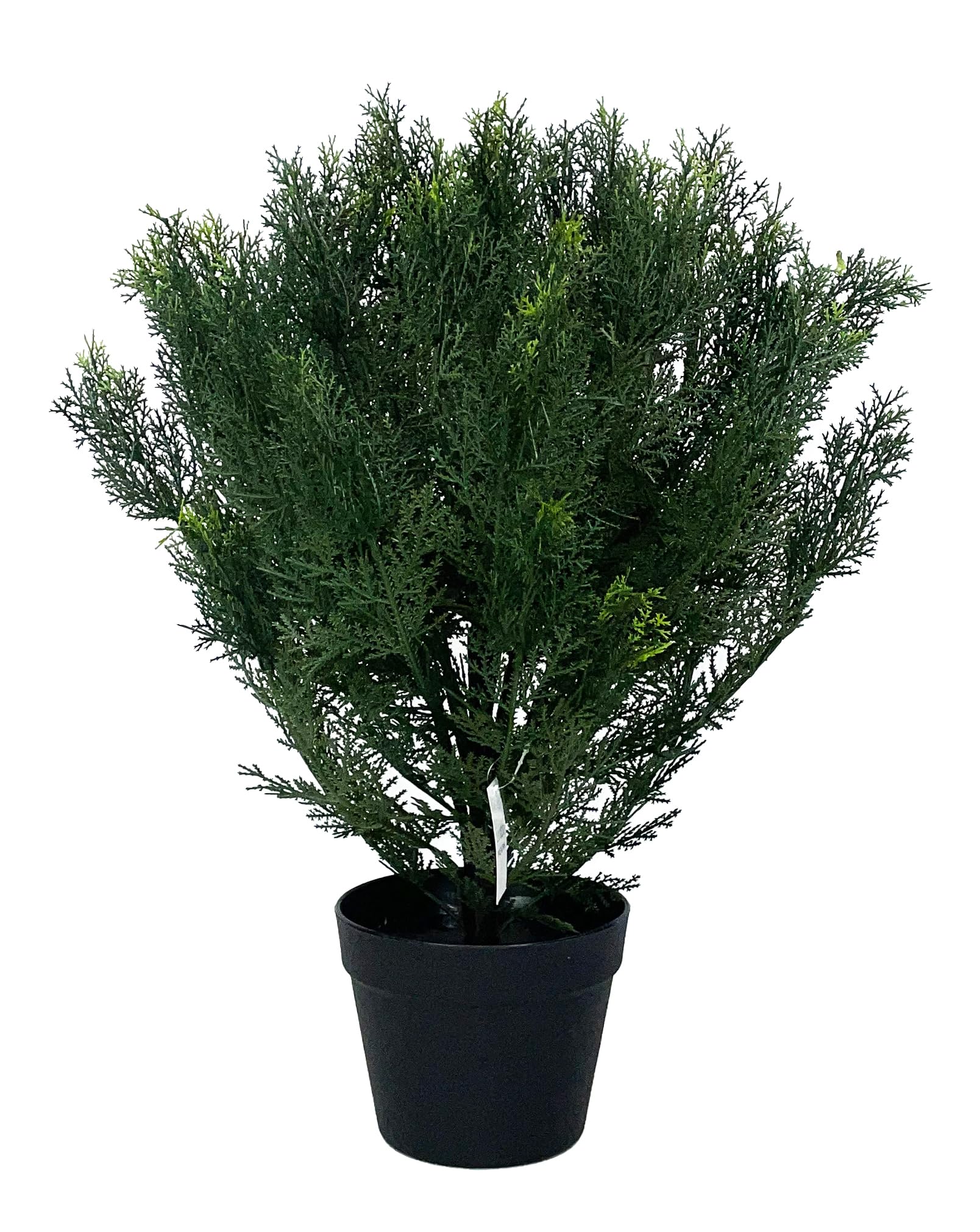 Artificial 26" Cedar Cypress Bush Ball in Outdoor UV Tree in Pot Spruce Pine Evergreen Spiral Oak Leland Boxwood