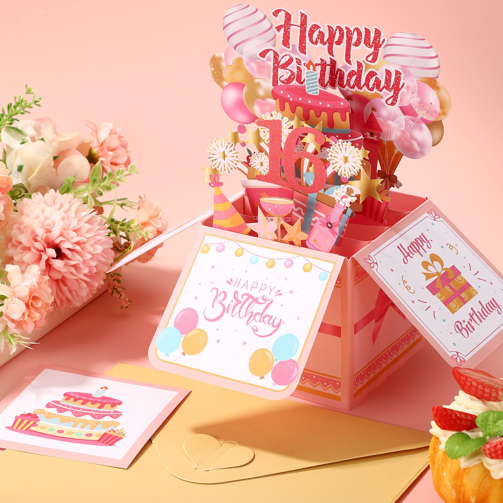 Carte Anniversaire 18 Ans Carte D'anniversaire Pop Up Carte 3D Avec