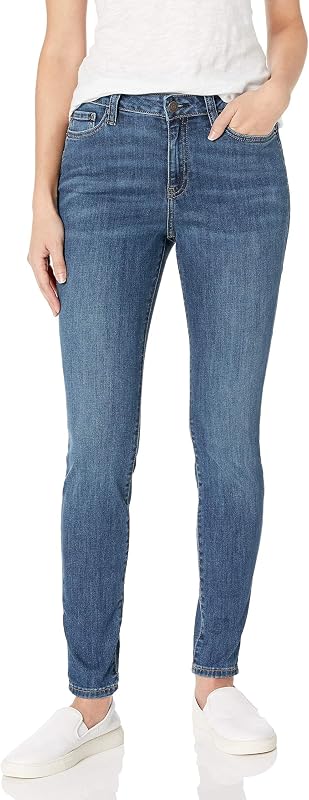 Amazon Essentials Women's Mid-Rise Stretchy Skinny Jeans
