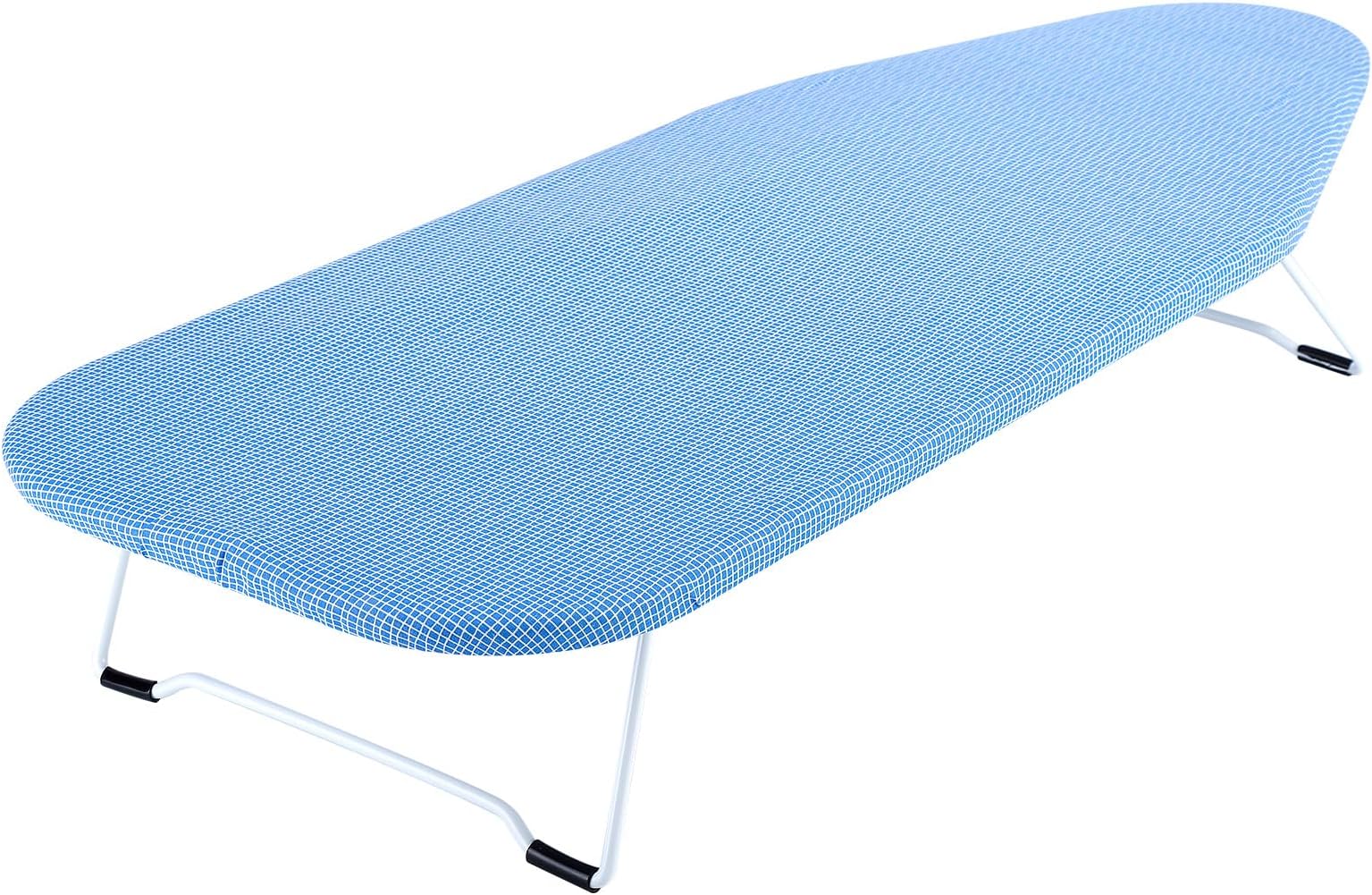 Tabletop Ironing Board - Scorch Resistant Cover - Blue