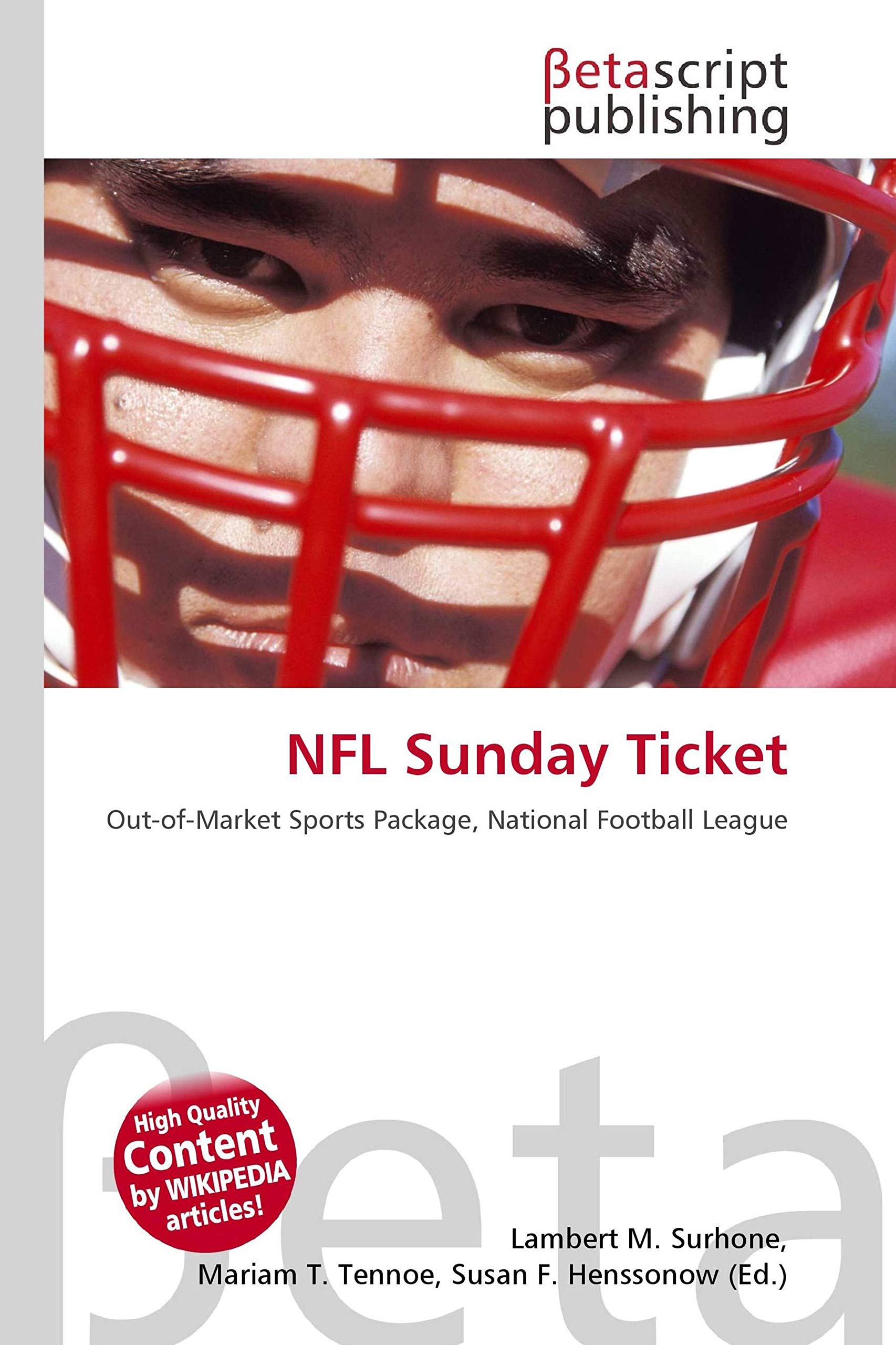 NFL Sunday Ticket: Out-of-Market Sports Package, National Football League