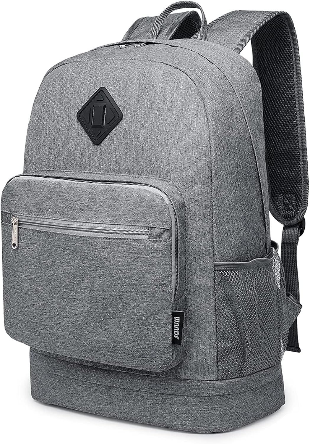 WANDF Foldable Backpack with Shoe Pocket Wet Compartment for Men Women