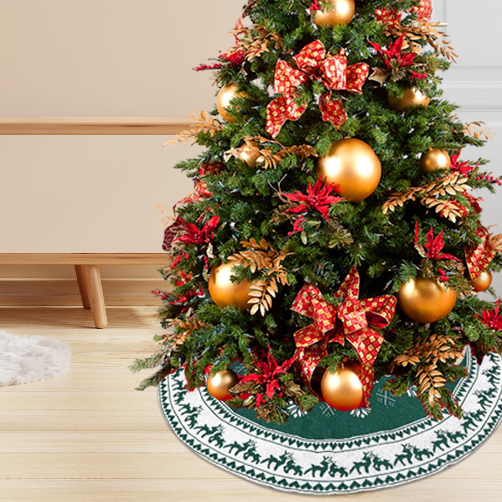 Gonna Per Albero Di Natale Tappeto Decorativo per il Buon Natale