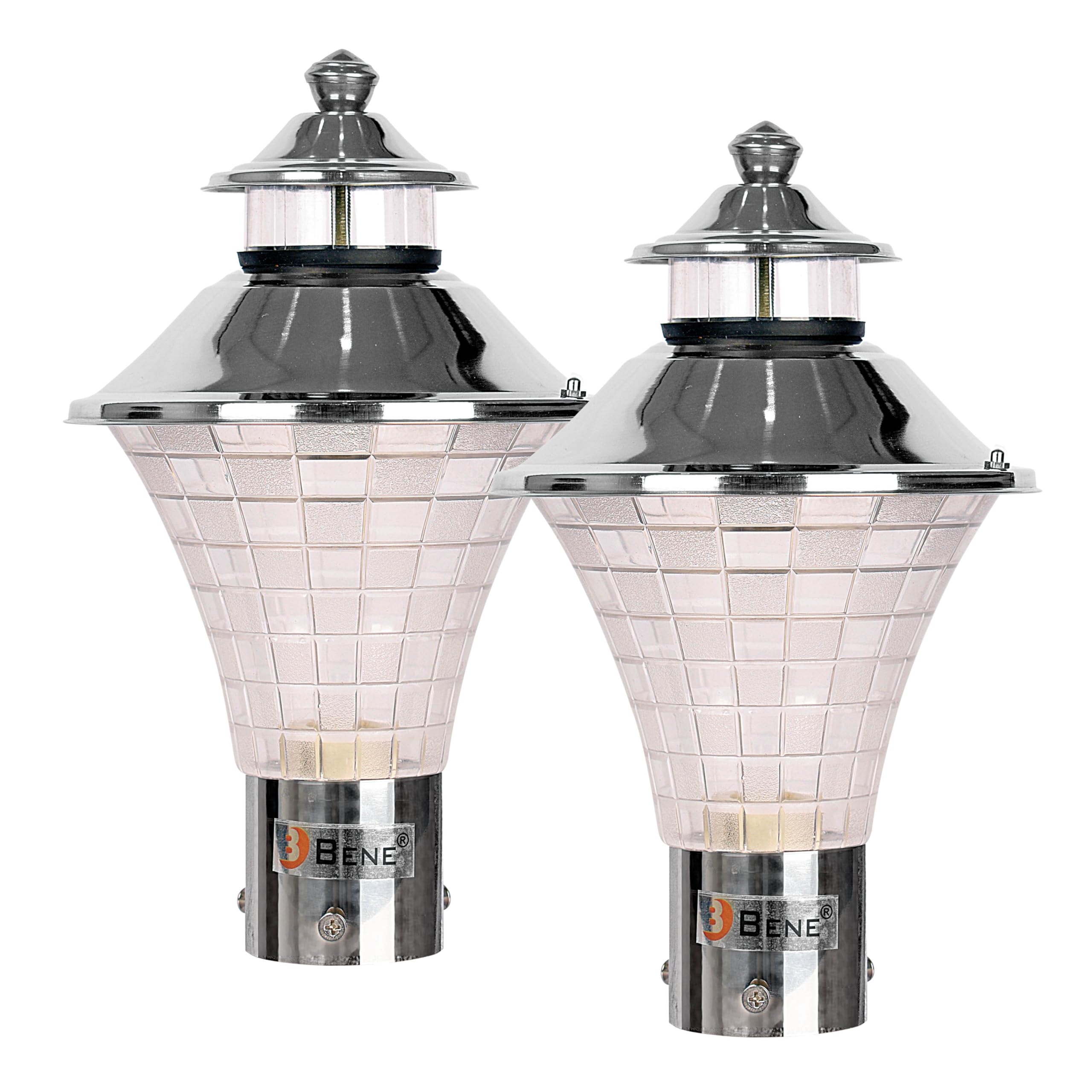 BENE Geruit Outdoor Lamp (Steel, 18 Cms, Pack of 2 Pcs) (B07VWXZQJD) Amazon Price History, Amazon Price Tracker