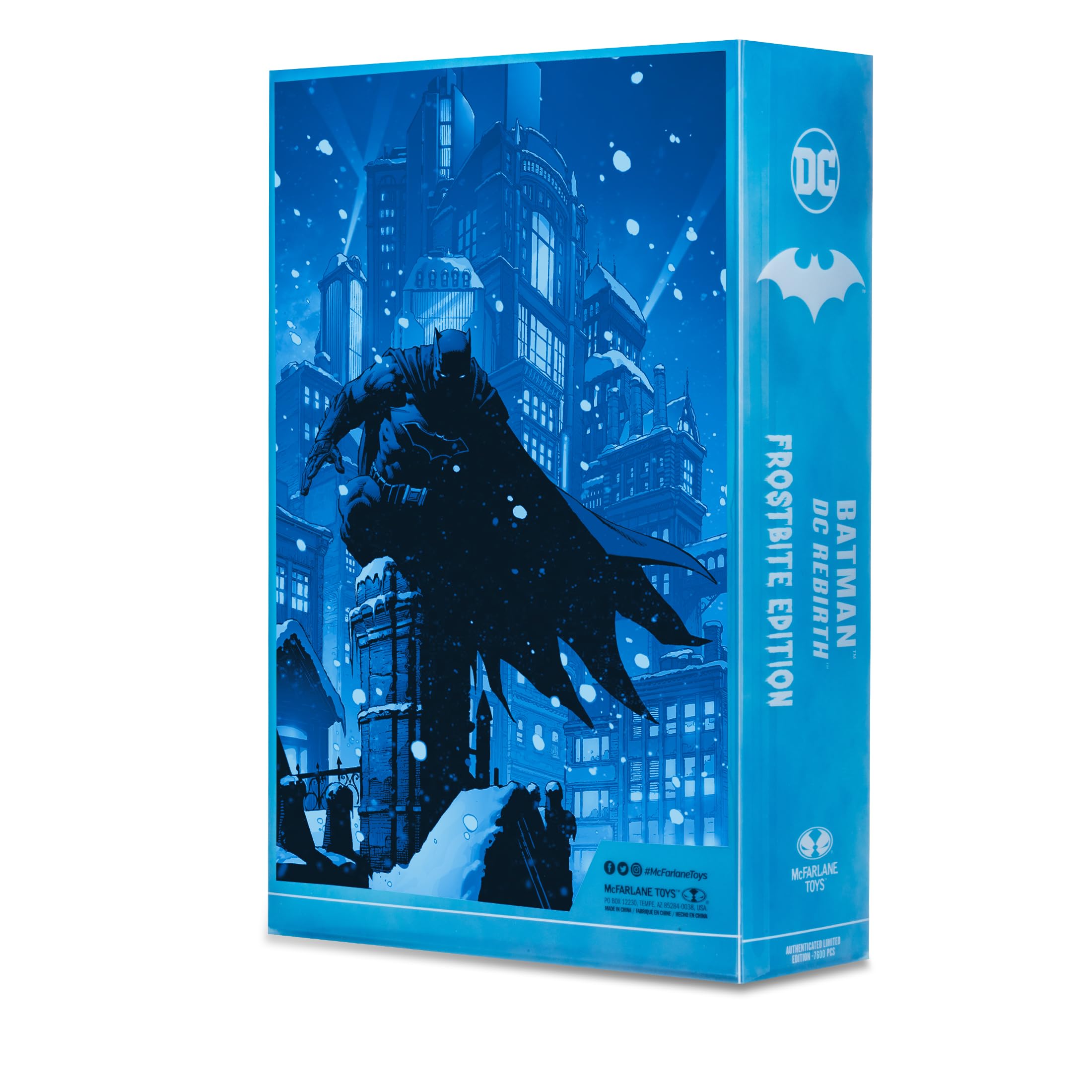 DC Multiverse Figurine Batman (DC Rebirth) Frostbite Edition (Gold Label) 18 cm, Negro, 18