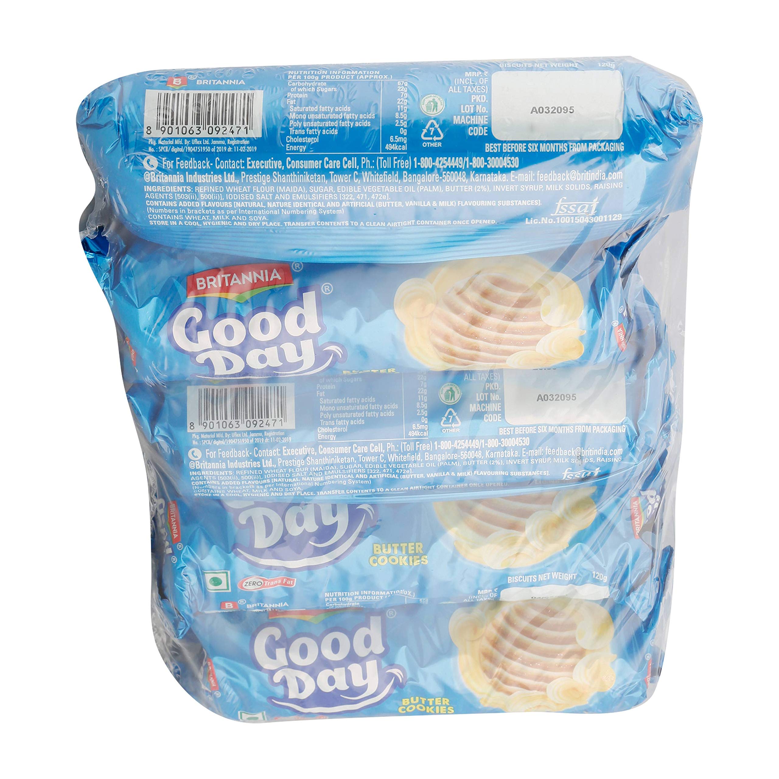 Britannia Good Day Butter (4+1) 500gm On Pack Combi - Image 3 thumbnail