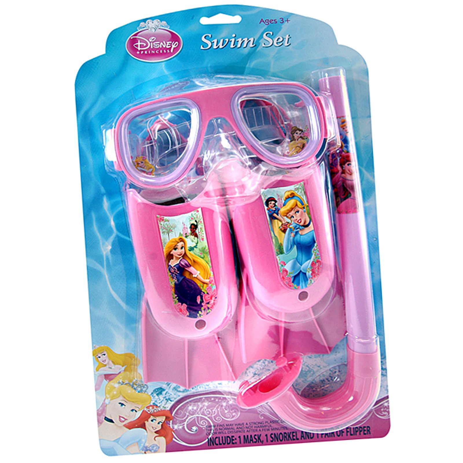 Swim Set - Disney - Princess - on Blister Card 3 pc