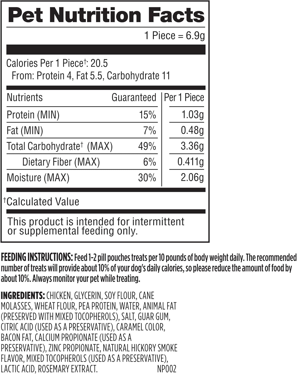 Milk-Bone Pill Pouches Dog Treats, Hickory Smoked Bacon Flavor, 30 Count Bags (Pack of 2) image 5