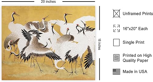 Miniatura 390 de Poster Master Póster vintage de flamenco americano, estampado retro de flamenco rosa, arte de pájaro, regalo para él, ella, amante de los animales,