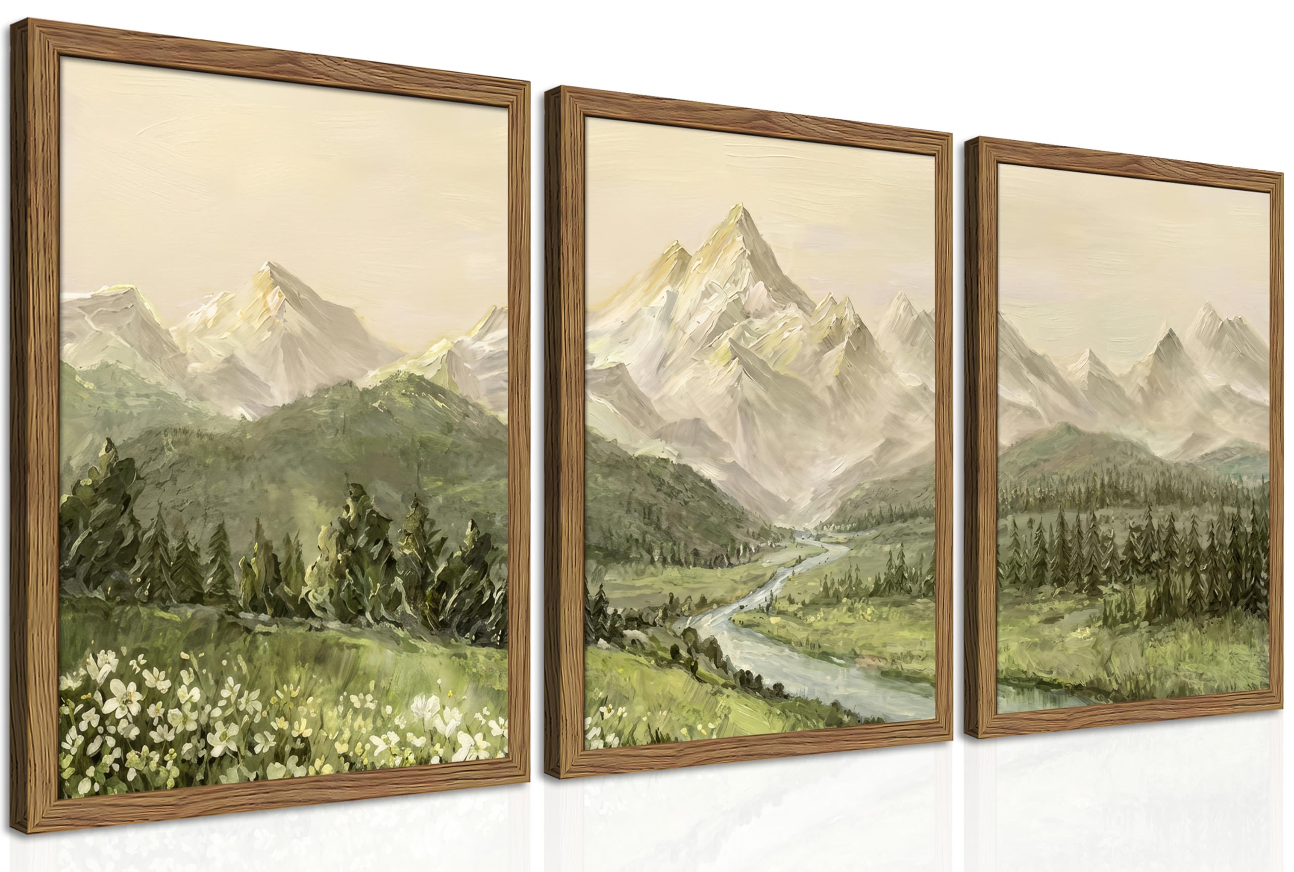 Framed Mountain Green Nature
