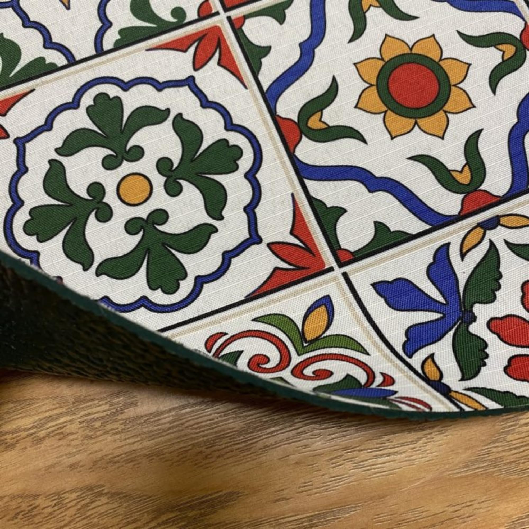 Alfombra Vinílica Pasillo AMALF | Alfombra PVC para Pasillo, Cocina o Salón Antideslizante | Varias Medidas Disponibles | Color: Terrazo/Multicolor (52 x 350 cm)