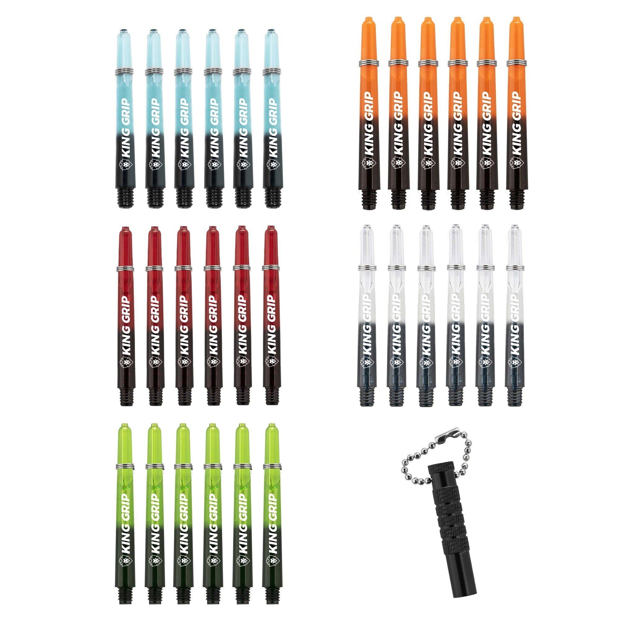 KOTO darts Shafts Collection Inbetween, 30 Shaft, Nylon, Includes Remover