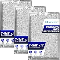 Vista 1 de BlueStars WB06X10309 WB06X10359 - Filtro de grasa para microondas de repuesto de 7.64 x 5.12 pulgadas, compatible con microondas G.E LG Kenmore