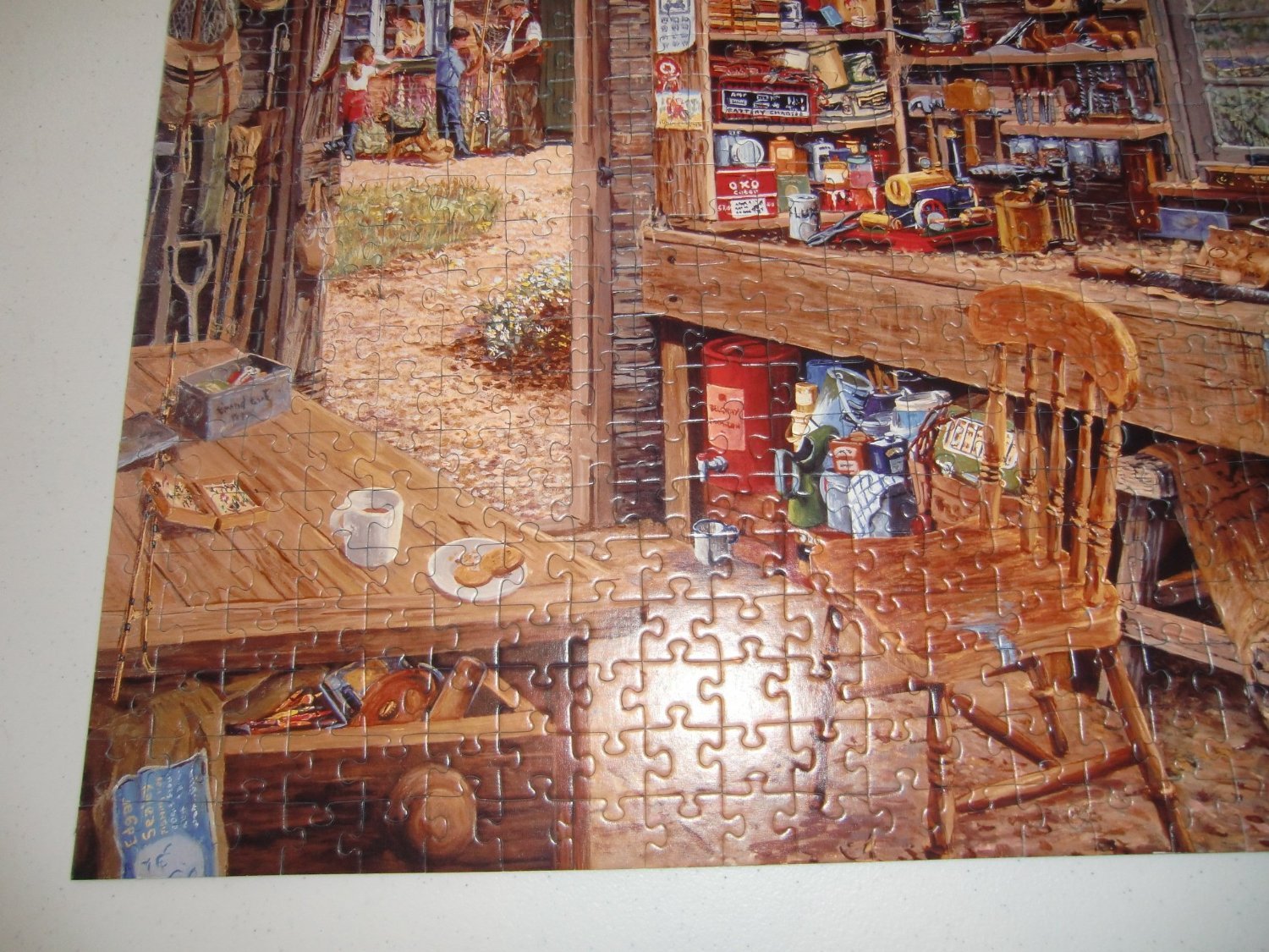 Ravensburger Dad's Shed | 500-Piece Large Format Jigsaw Puzzle | Unique Softclick Technology | Ideal for Adults and Kids - Image 5
