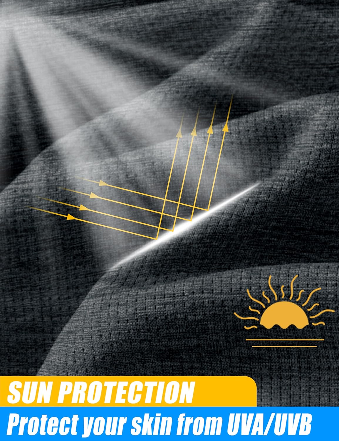 MAGCOMSEN Men's Long Sleeve Shirts Quarter Zip Pullover Athletic Lightweight Sun Shirt Dry Fit for Running Golf Workout - Image 2