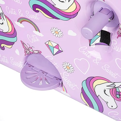 Miniatura 3 de Younglingz Lil Flyer - Maleta para niños de 20 pulgadas Glam Carcasa dura ruedas giratorias