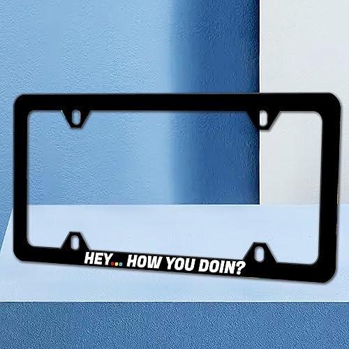 Miniatura 9 de Marco de matrícula con mapa topográfico dorado, patrón de línea, soporte de accesorios de acero inoxidable con tornillos para mujeres y hombres, 6 x