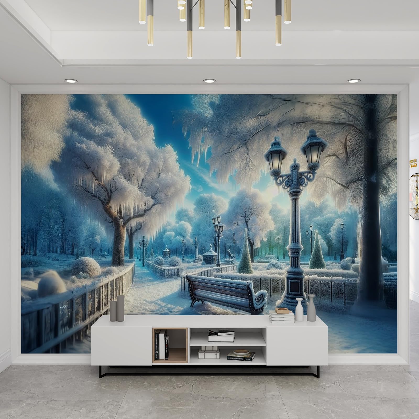 Papier peint coucher de soleil africain avec éléphant sauvage pour salon 200x140 cm