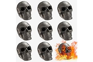 Artificial Human Skull Logs for Fireplaces and Fire Pits