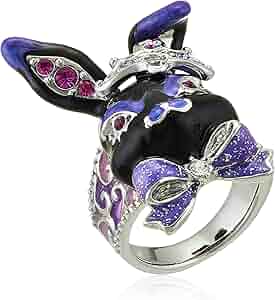 Amazon | [ANNA SUI] [アナスイ] うさぎモチーフ リング ブラック LL