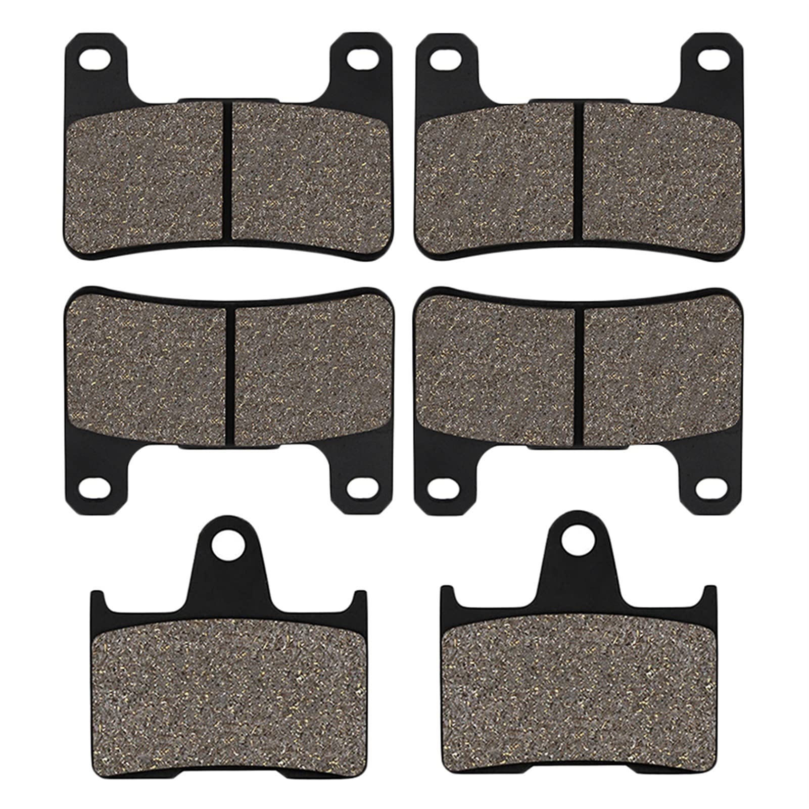 Per S-uzuki GSXR600 GSXR 600 GSXR750 GSXR 750 04-05 GSXR1000 GSXR 1000 K4 K5 K6 04-06 Pastiglie Freno Anteriori E Posteriori Per Moto (Color : Front and Rear)