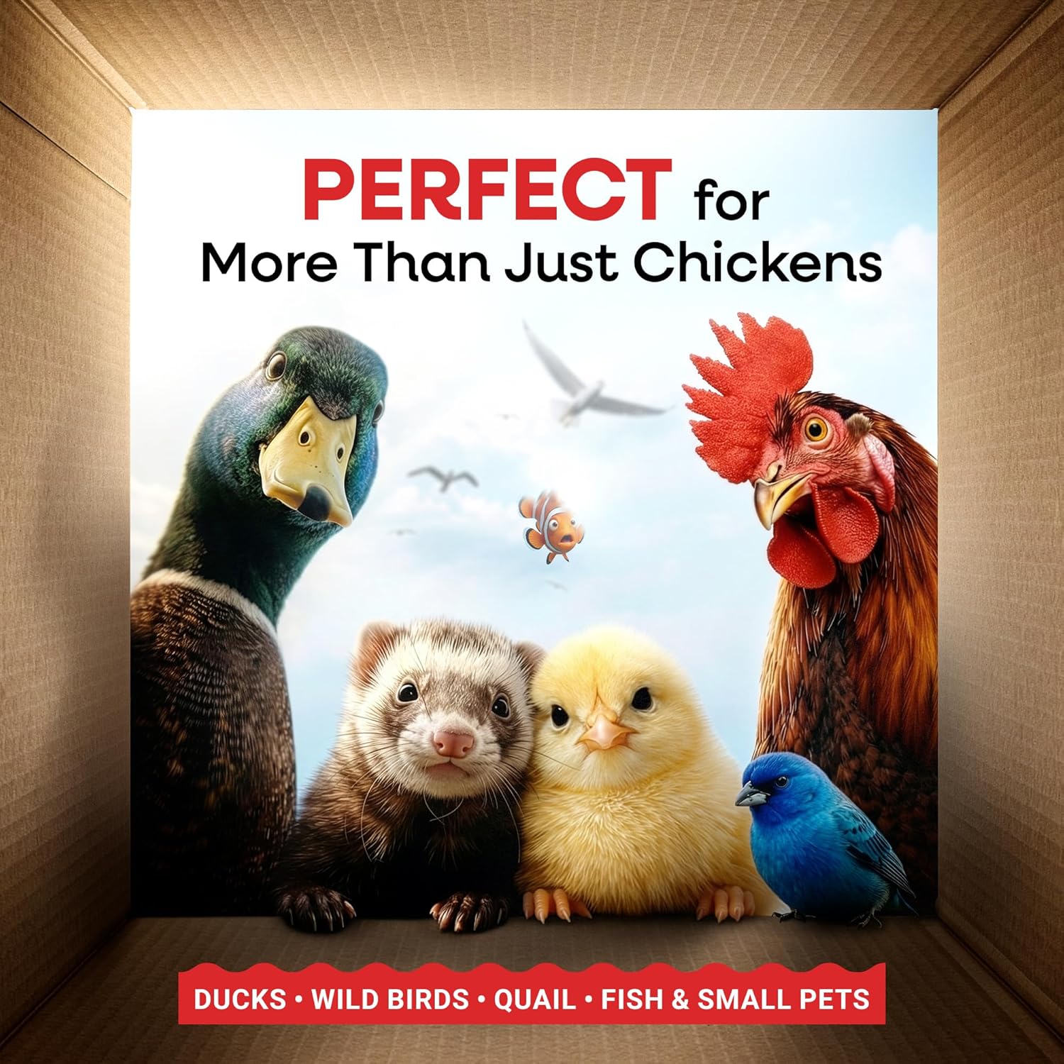 Dried Mealworms 100% Non-GMO 10 Lb - Mealworms for Birds, Chickens, Ducks - Perfect High-Protein Treats - Whole Large Meal Worms, Dried for Chickens and Bluebird Food Bulk