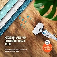 Vista 5 de PurSteam - Limpiador de fregona de vapor 10 en 1 con práctica unidad de mano desmontable, laminado/madera/azulejos/cocina de alfombras, ropa, ropa