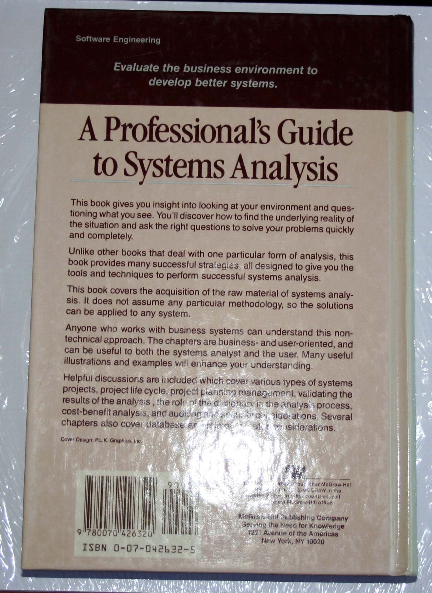Professional's Guide to Systems Analysis (MCGRAW HILL SOFTWARE ENGINEERING SERIES)