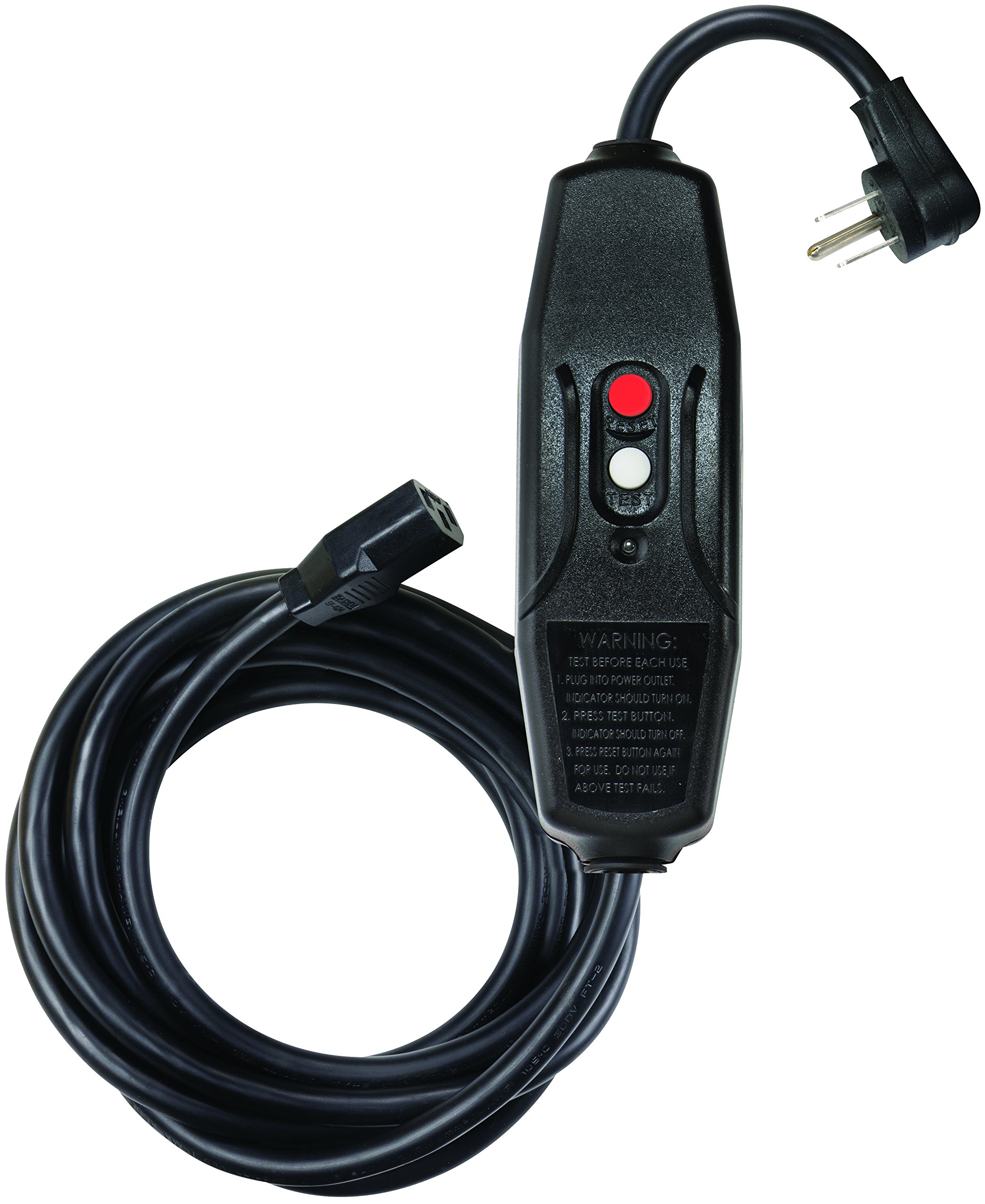 Tower Manufacturing 30376018-01 Auto-Reset 15 AMP Vending Machine GFCI Cord, 10 Feet, Black