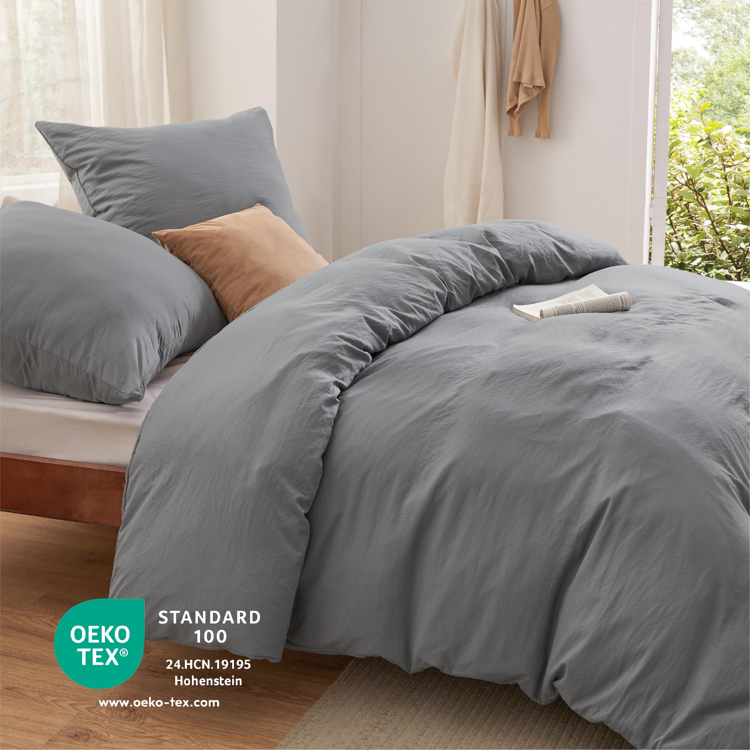 BEDSURE Biancheria da letto 155 x 220 cm Set di biancheria da letto 3