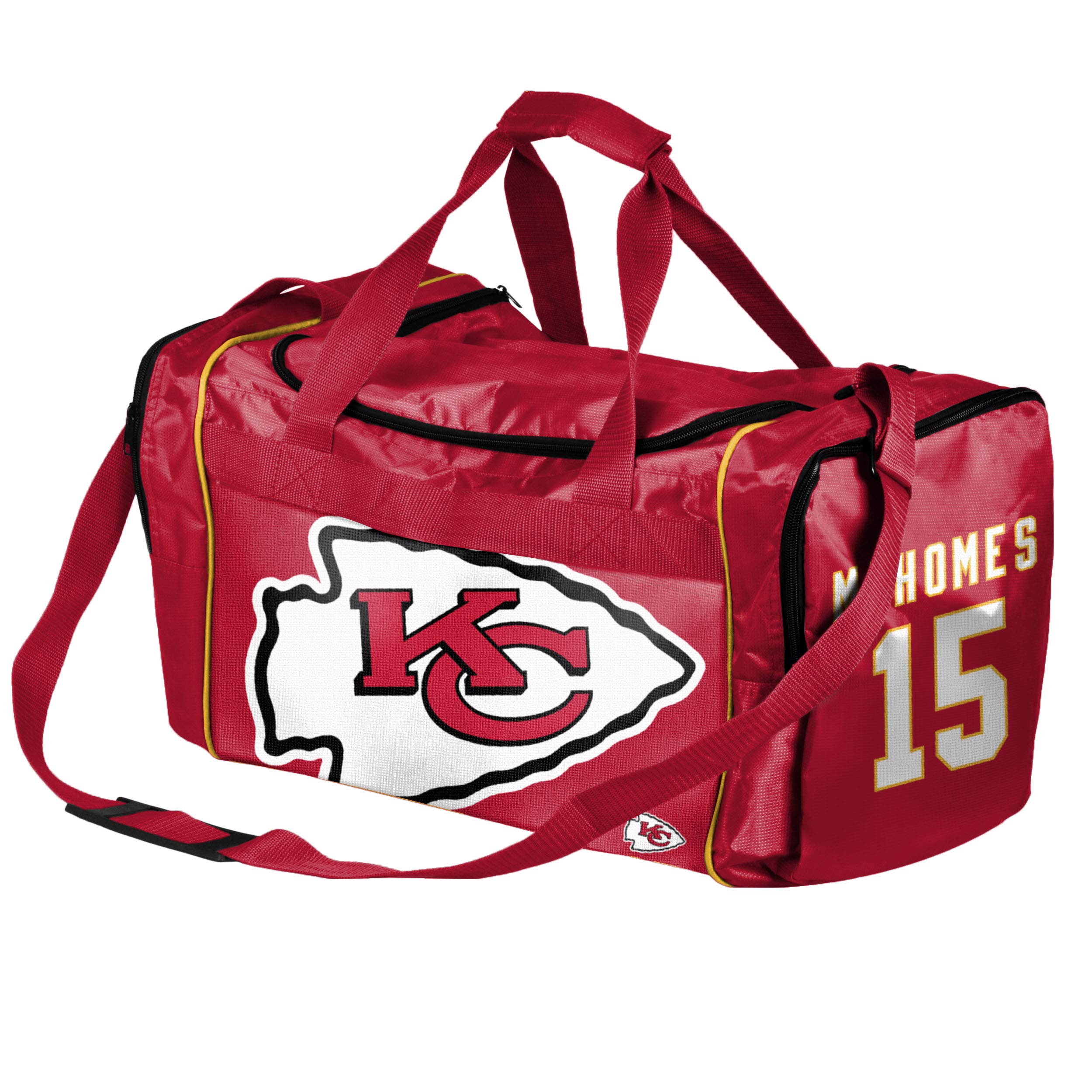 FOCO Kansas City Chiefs Official NFL Duffel Gym Bag - Patrick Mahomes 15