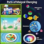 UNGLINGA 300+ Expériences Kits scientifiques pour les enfants Projet éducatif S.T.E.M. Jouets d'anniversaire, Idée cadeaux pour les garçons filles, Volcan, Cristal Growing, Chemistry Set