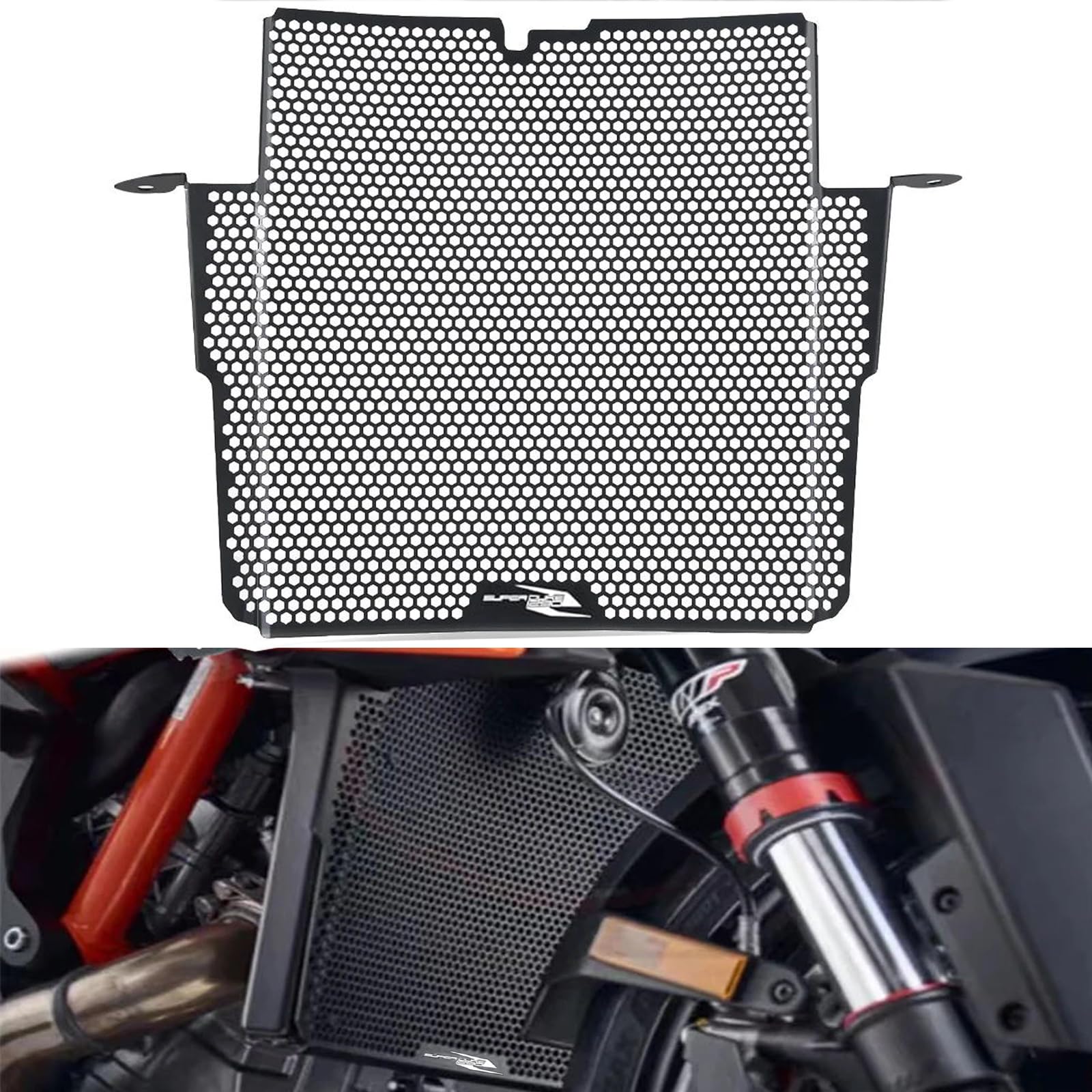 Grille de radiateur 1290 Super Duke R contre les impacts de gravillons