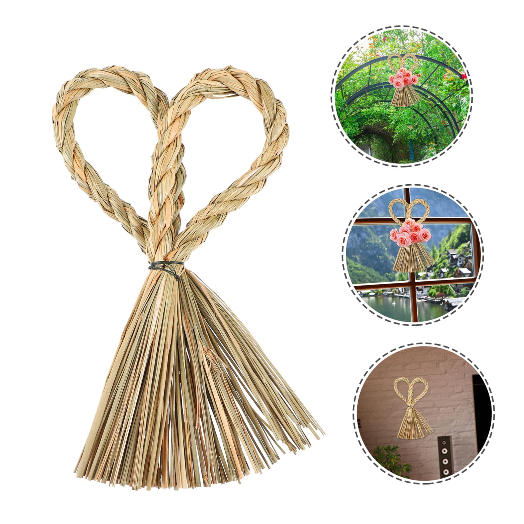 Zerodeko 3piezas Guirnalda De Juguete De Forma De Corazón para Decoración De Pared Accesorios para Fiestas y Bodas para Eventos y Hogar