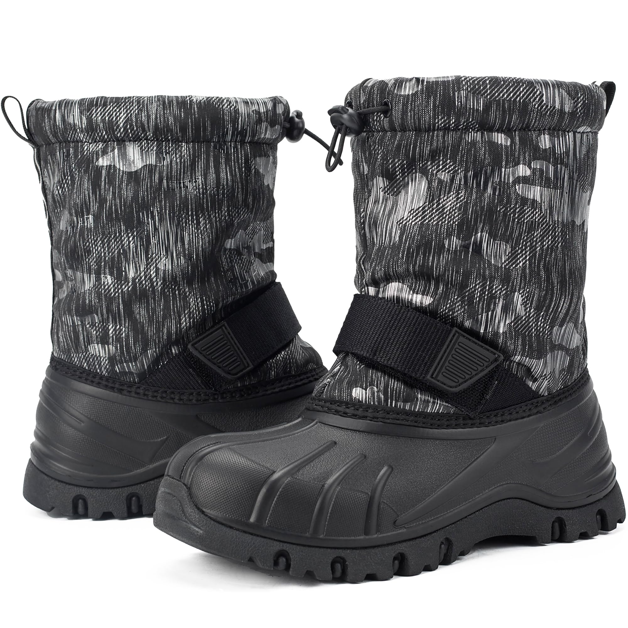 Azooken Bambino Stivali da Neve Ragazzi Ragazza Impermeabili Caloroso Scarpe Inverno 28-40