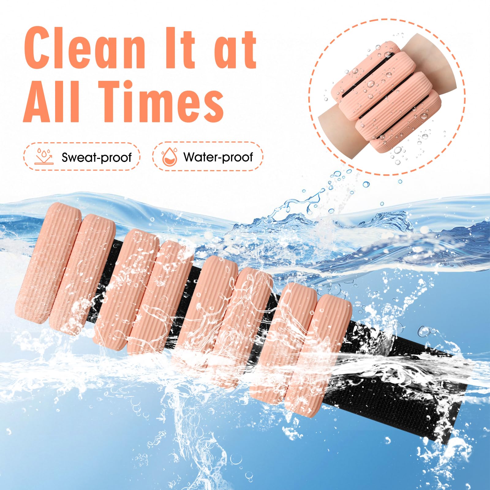 Lot De 2 Poids De Poignet Réglables En Silicone Pour Homme Et Femme Poids De Chevillepoignet Pour Yoga Danse Pilates Exercices De Piscine Et Jogging Le Poids Total Est De 09 Kg 92256994