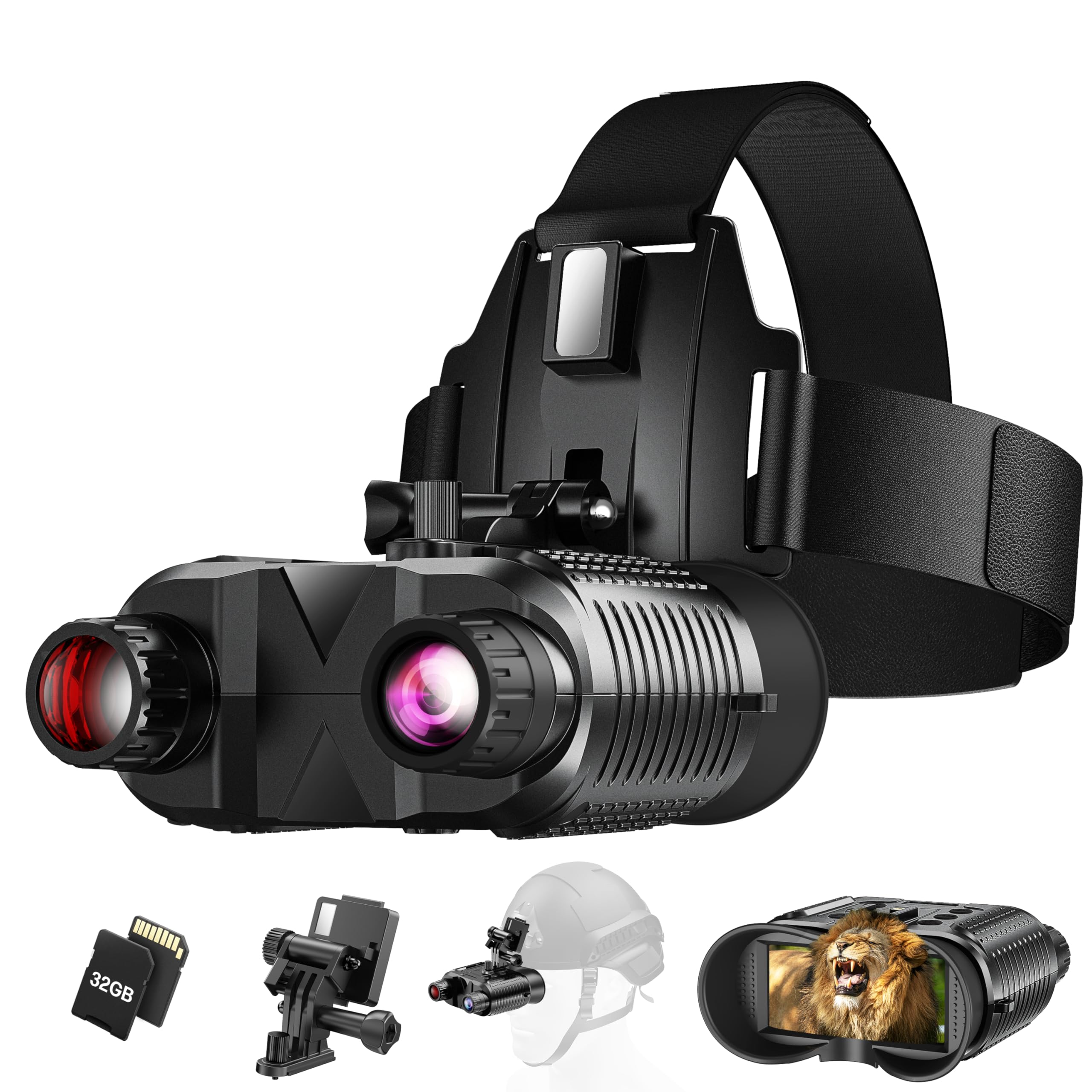 AILNJUC Helmet Night Vision Goggles