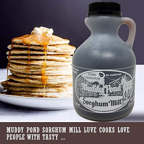 Miniatura 7 de Muddy Pond Pure Sorghum 16 onzas líquidas, pinta