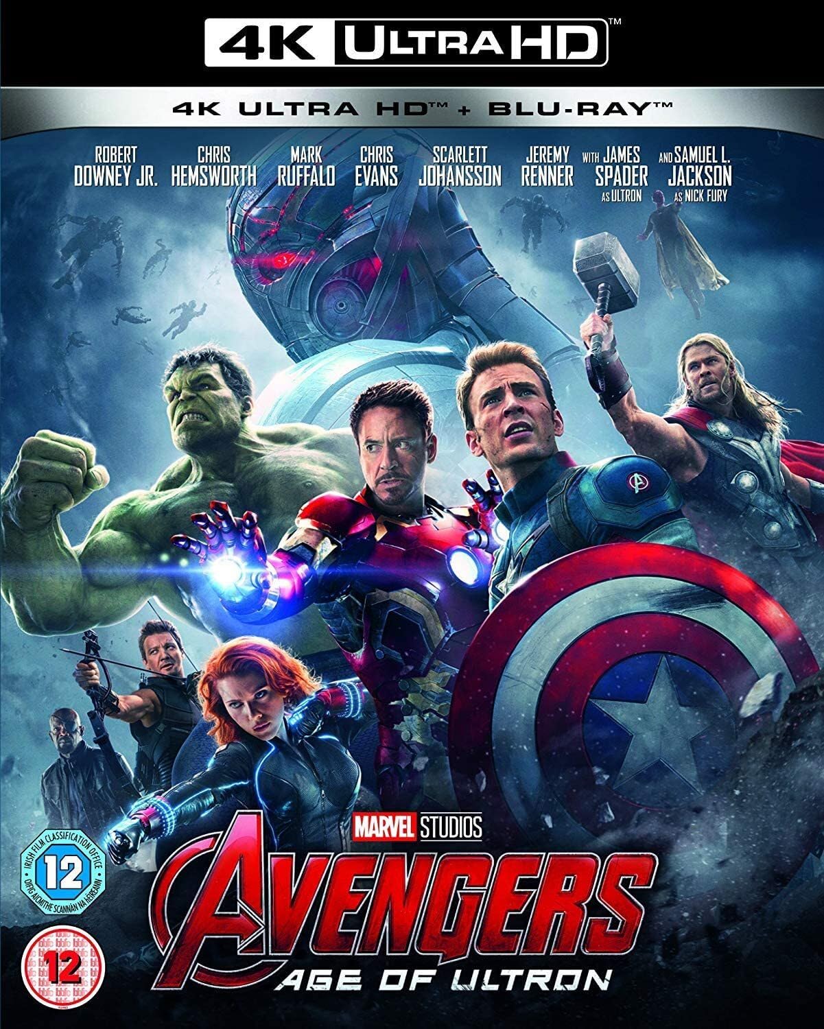 The Avengers Assembled: Complete 4-Movie Collection [2012-2019] [9-Disc Set] [4K UHD + Blu-ray] [Region Free]