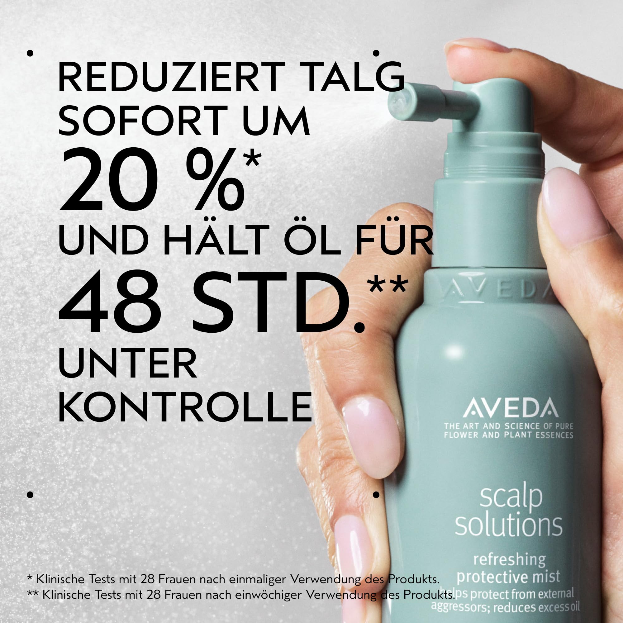 Aveda Scalp Solutions™ Refreshing Protective Mist Kopfhautspray | Reduziert Talg & reguliert die Ölproduktion | 100 ml