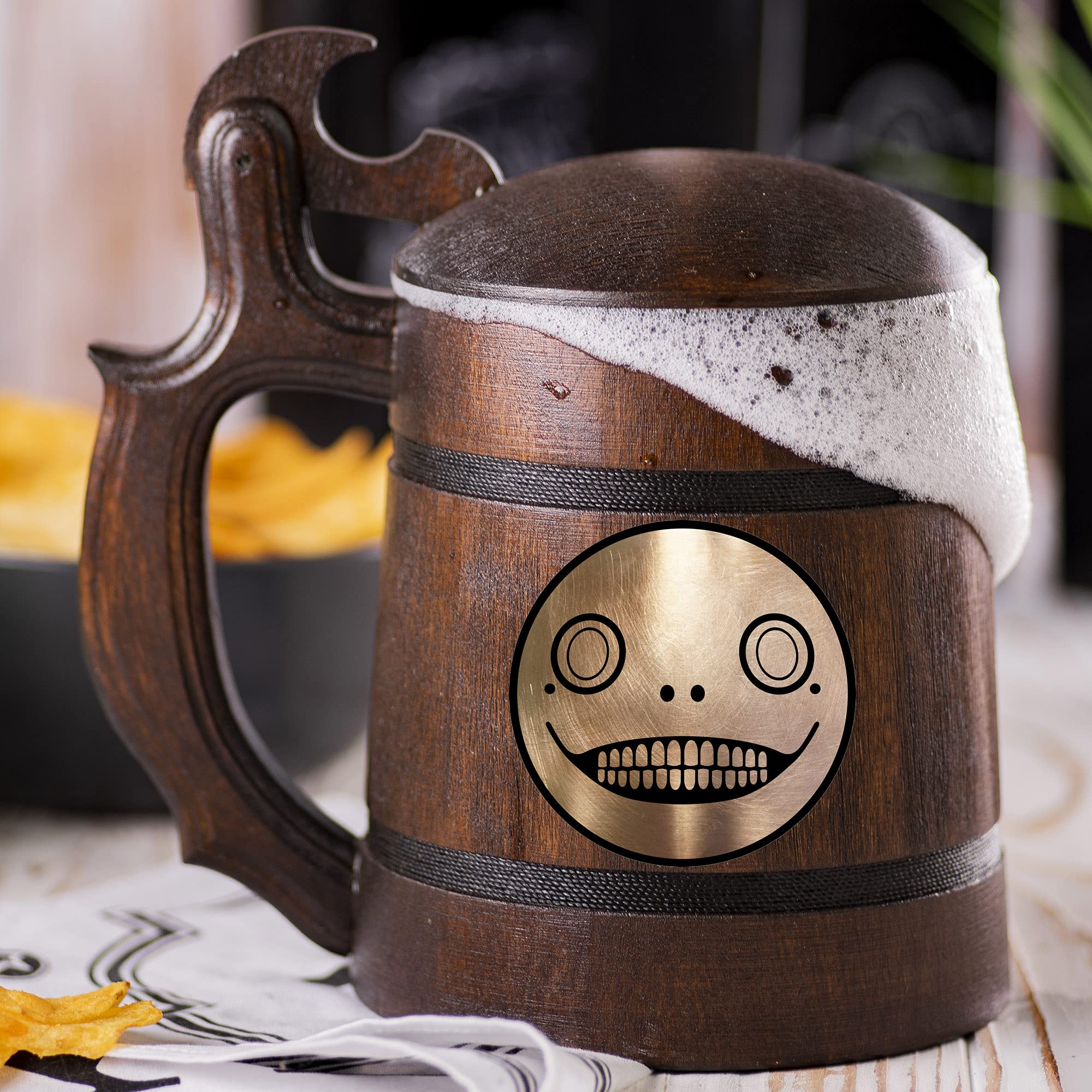 Emil Beer Mug, Custom NieR Video Game Beer Stein, Personalized Beer Tankard