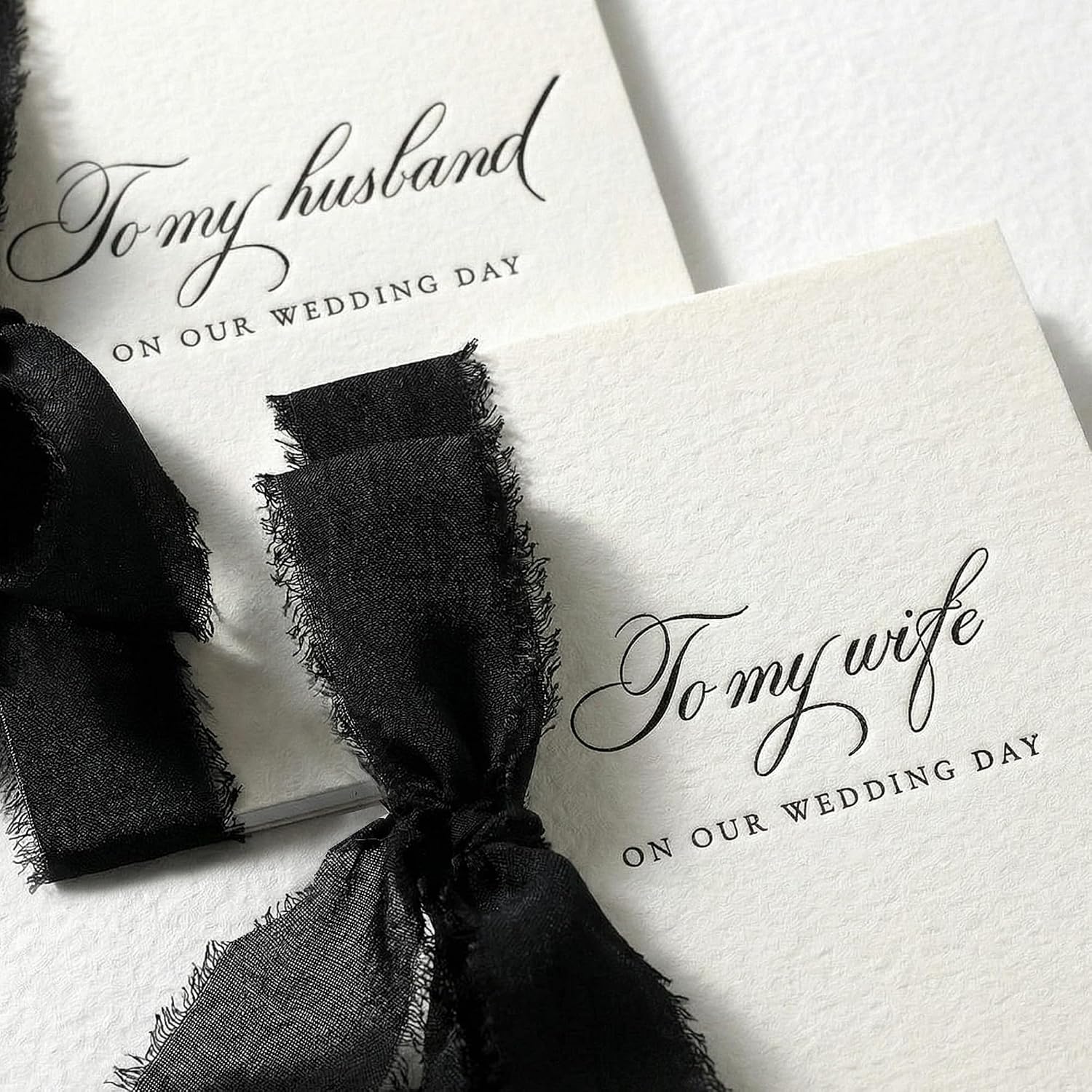 Engrowtic 2 Set Wedding Vow Books to My Husband Wife, White