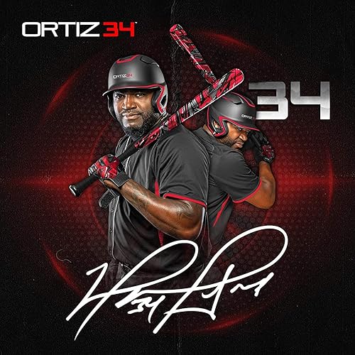 Miniatura 3 de Ortiz34 Bolsa de béisbol de David Ortiz, T-Ball, bolsa de equipo de softbol para jóvenes y niños, incluye compartimento ventilado, gancho para valla