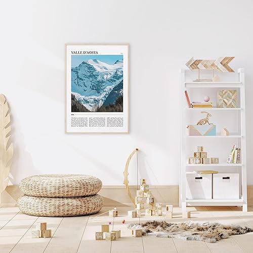 Miniatura 4 de Valle dAosta Travel Poster, Valle dAosta Wall Art, Valle dAosta Poster Print, Valle dAosta Photo, Valle dAosta Decor, Italy