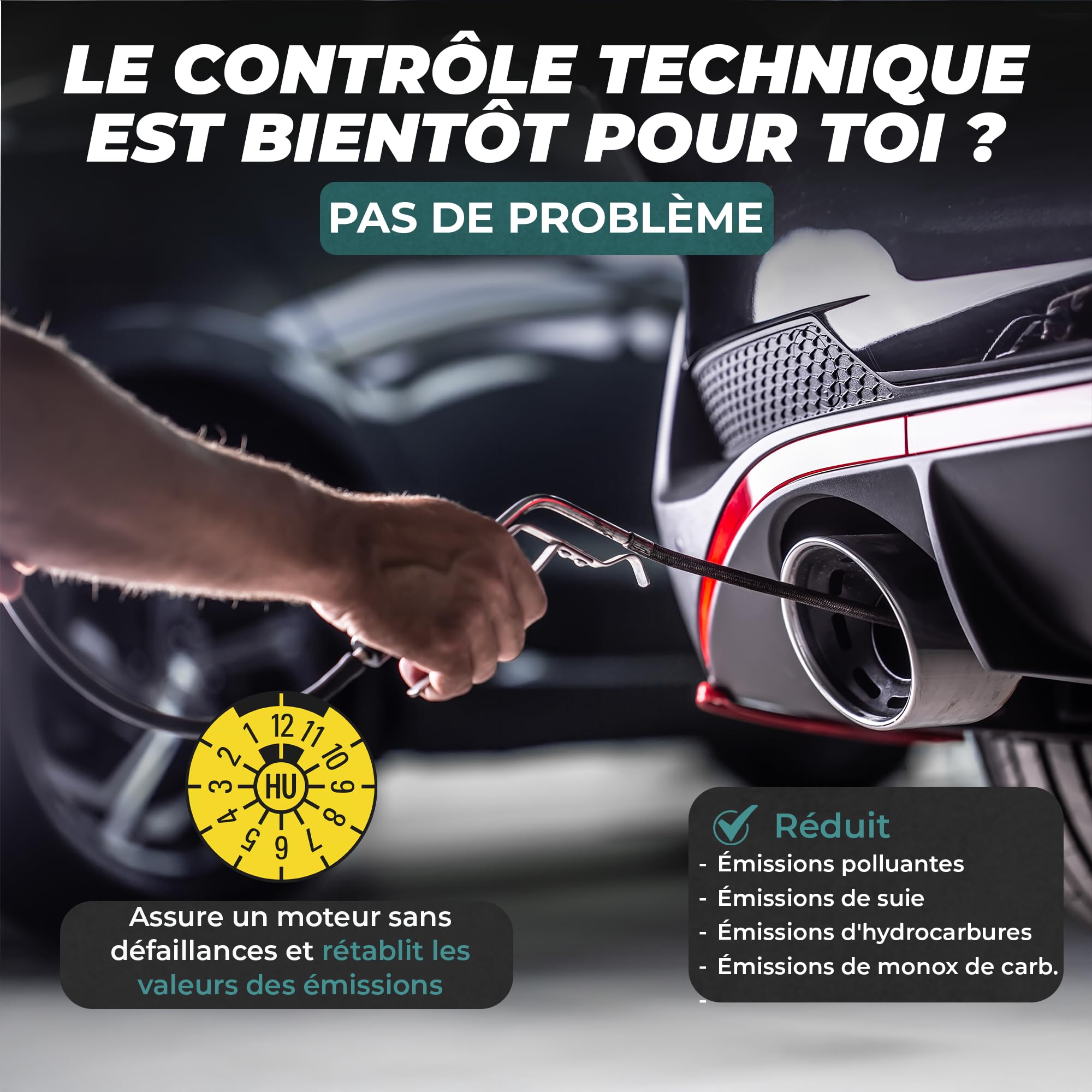 MARTIN STRAUSS Nettoyant Curatif Euro 6 en 1. Décalaminant et Décrassant Système d'échappement et de post traitement des gaz d'échappement diesel : Vanne EGR, Catalyseur, Sonde à Oxygène, Turbo, FAP