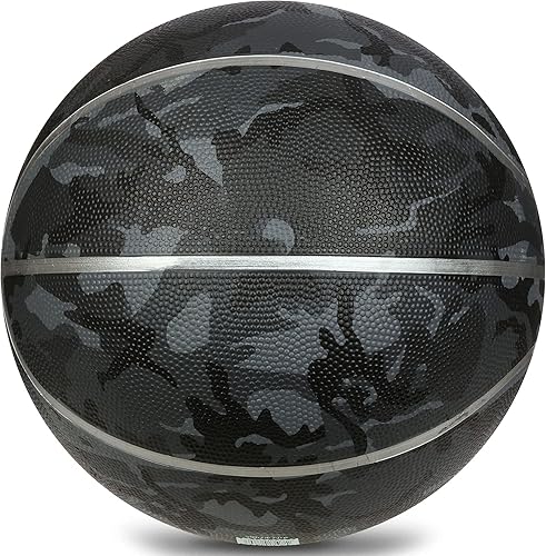 Miniatura 2 de AND1 Xcelerate Rubber Basketball: Official Regulation Size 7 (29.5”) Streetball, Made for Indoor/Outdoor Games Camo Negro
