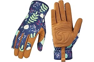 Bamllum Leather Gardening Gloves for Women - Comfort and Protection for Outdoor Enthusiasts